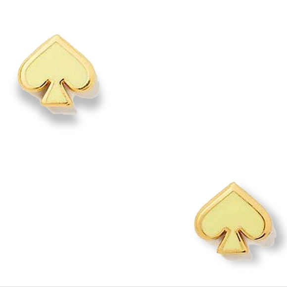 Kate Spade Enamel Spade Stud Earrings